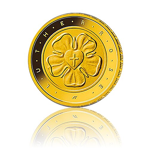 BRD 50 EURO 2017 Lutherrose Gold / D