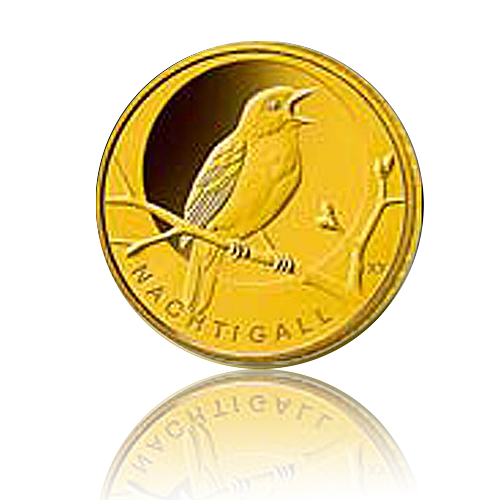 SET 20 Euro Deutschland heim. Vögel / Nachtigall Gold 2016