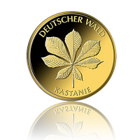 SET 20 Euro Deutschland Kastanie 1/8 Oz Gold 2014