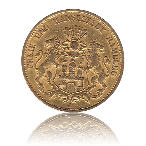 20 Mark Hamburg Gold J.212