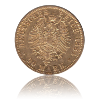 20 Mark Preussen Gold Wilhelm I.