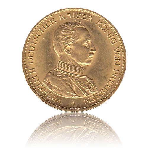 20 Mark Preussen Gold Wilhelm II. J.253
