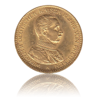 20 Mark Preussen Gold Wilhelm II. J.253