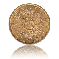 20 Mark Preussen Gold Wilhelm II. J.253