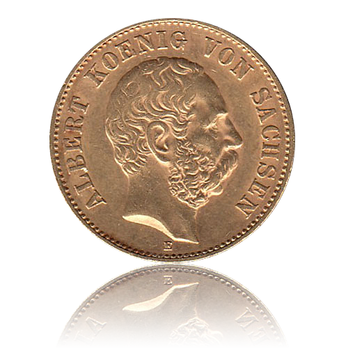 20 Mark Sachsen Gold Albert