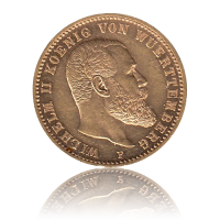 20 Mark Württemberg Gold Wilhelm II.