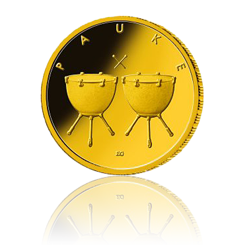BRD 2021 Pauke Gold 50 Euro 1/4 Unze