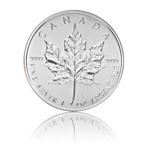 25 x 1 Unze Silber Maple Leaf
