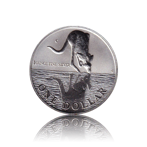 1 Unze Silber Australian Känguru 1997
