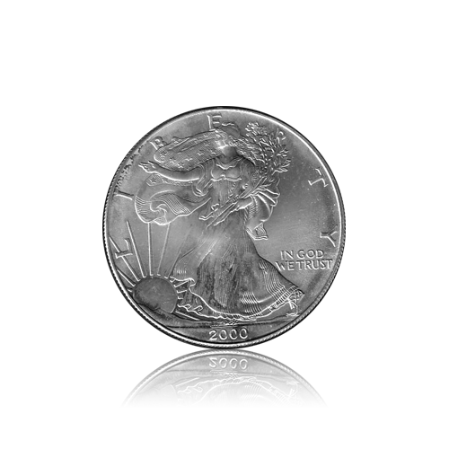 1 Unze USA Silber Eagle 2000