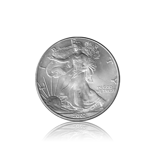 1 Unze USA Silber Eagle 2002