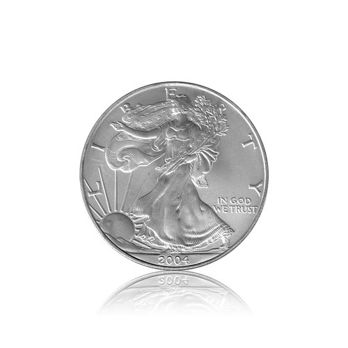 1 Unze USA Silber Eagle 2004