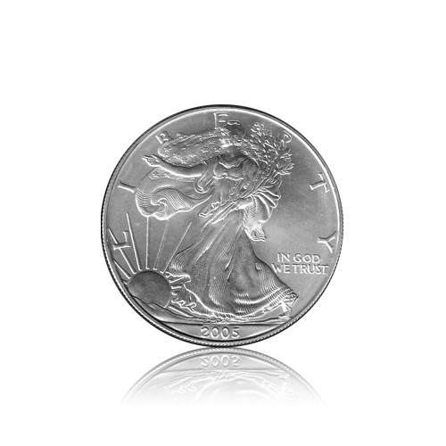 1 Unze USA Silber Eagle 2005