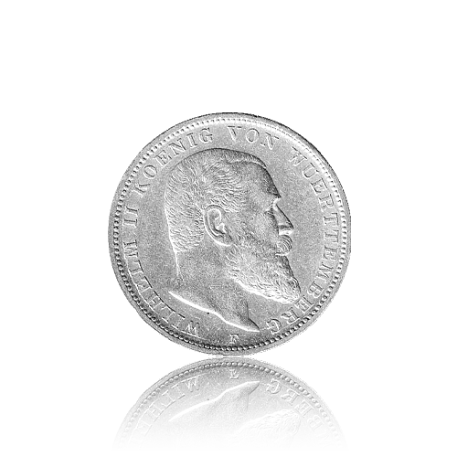 3 Mark Württemberg 1908-1914, J. 175