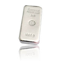 1 KG Silberbarren Heraeus / Umicore