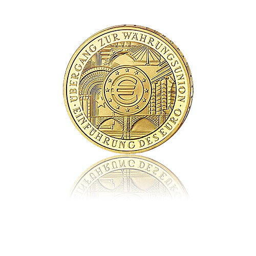 200 Euro Deutschland Euro Einführung 2002 Gold