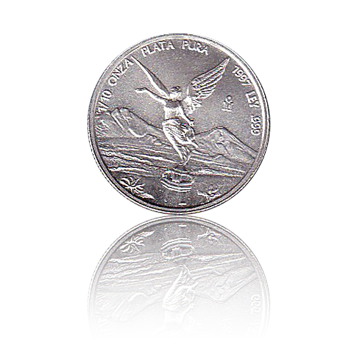 1/10 Unze Silber Mexiko Libertad 1997