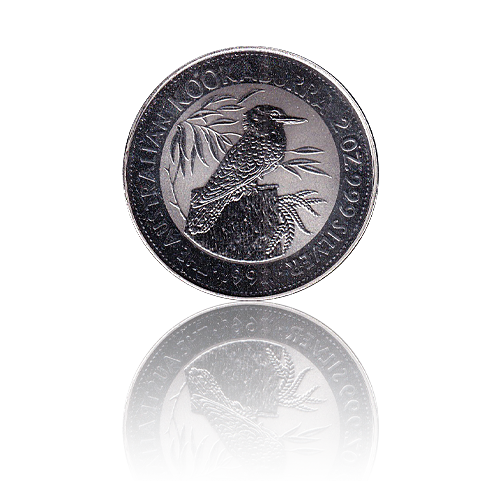 2 Unzen Silber Australian Kookaburra 1992
