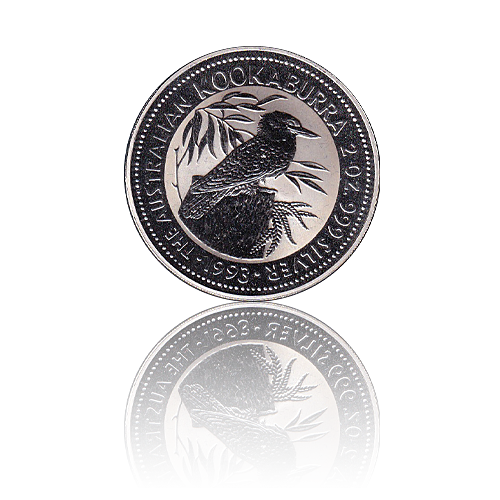 2 Unzen Silber Australian Kookaburra 1993