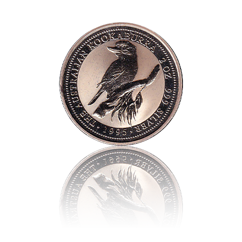 2 Unzen Silber Australian Kookaburra 1995