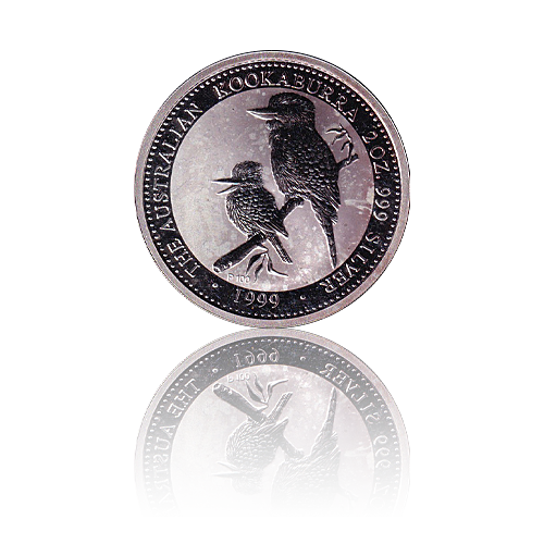 2 Unzen Silber Australian Kookaburra 1999