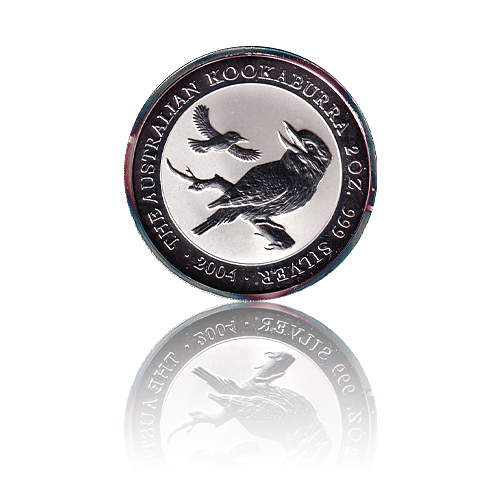2 Unzen Silber Australian Kookaburra 2004