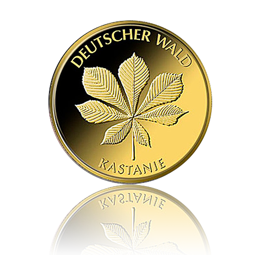 20 Euro Deutschland Kastanie 1/8 Oz Gold 2014