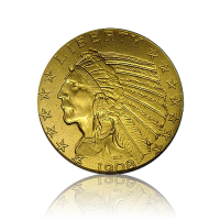 USA Indian Head Gold - 5 Dollars