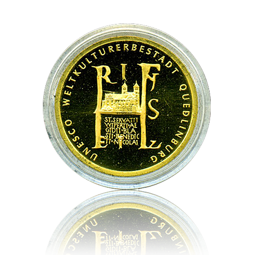 100 Euro Deutschland 2003 Quedlinburg - 1/2 Unze Gold